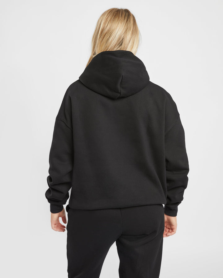 Vorti Premium Oversized Hoodie - Black