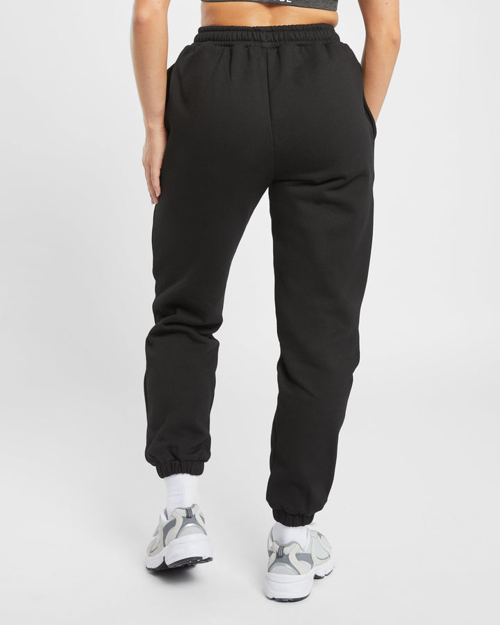 Vorti Premium Oversized Joggers - Black