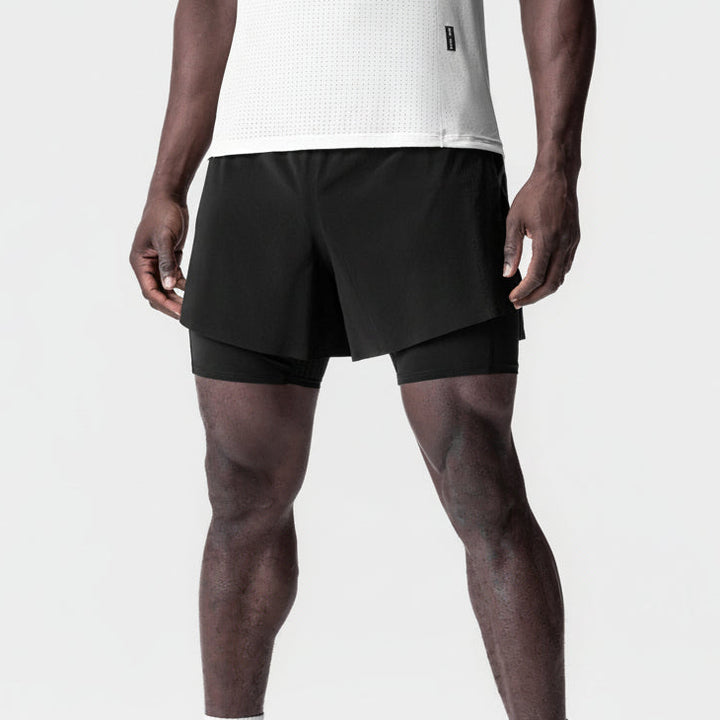 Vorti AeroSplit Shorts 4 High Split Liner Short - Black