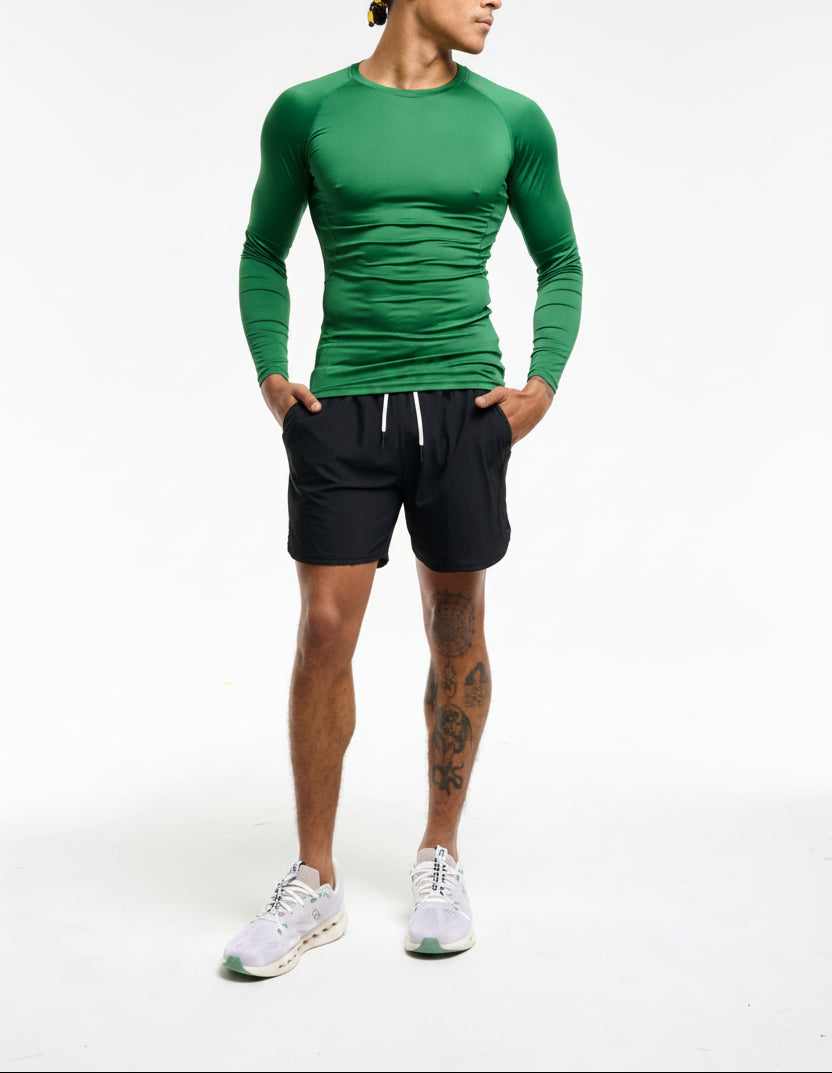 Camisola Compressão Manga Comprida - Verde