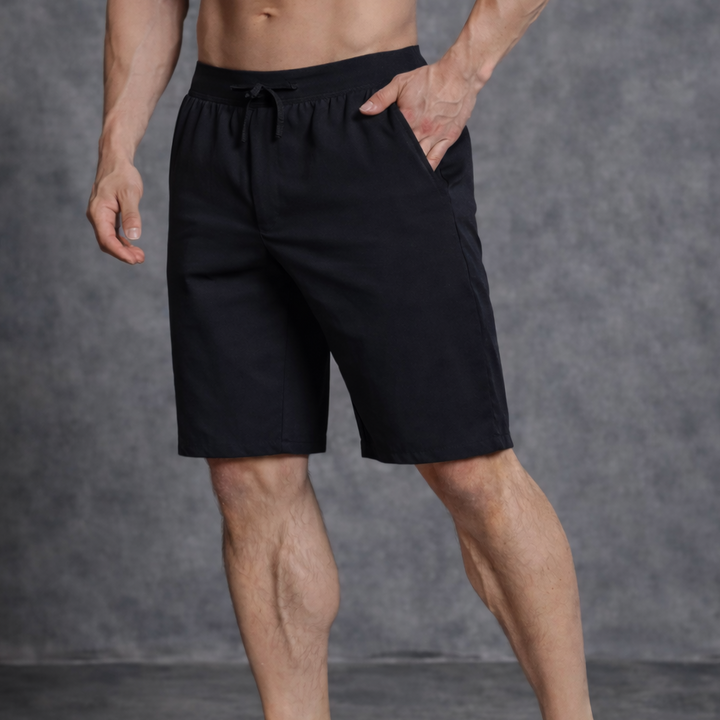 Vorti Split Training Shorts - Black