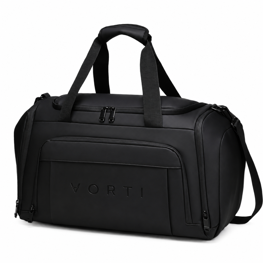 Vorti Water Resistant Duffle Bag 55L - Black