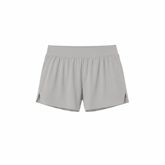 W026. Aerotex™ Side Split Run Short - Slate Grey