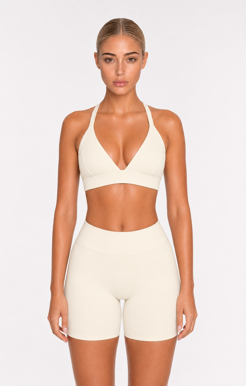 Vorti Deep V Neck Sports Bra