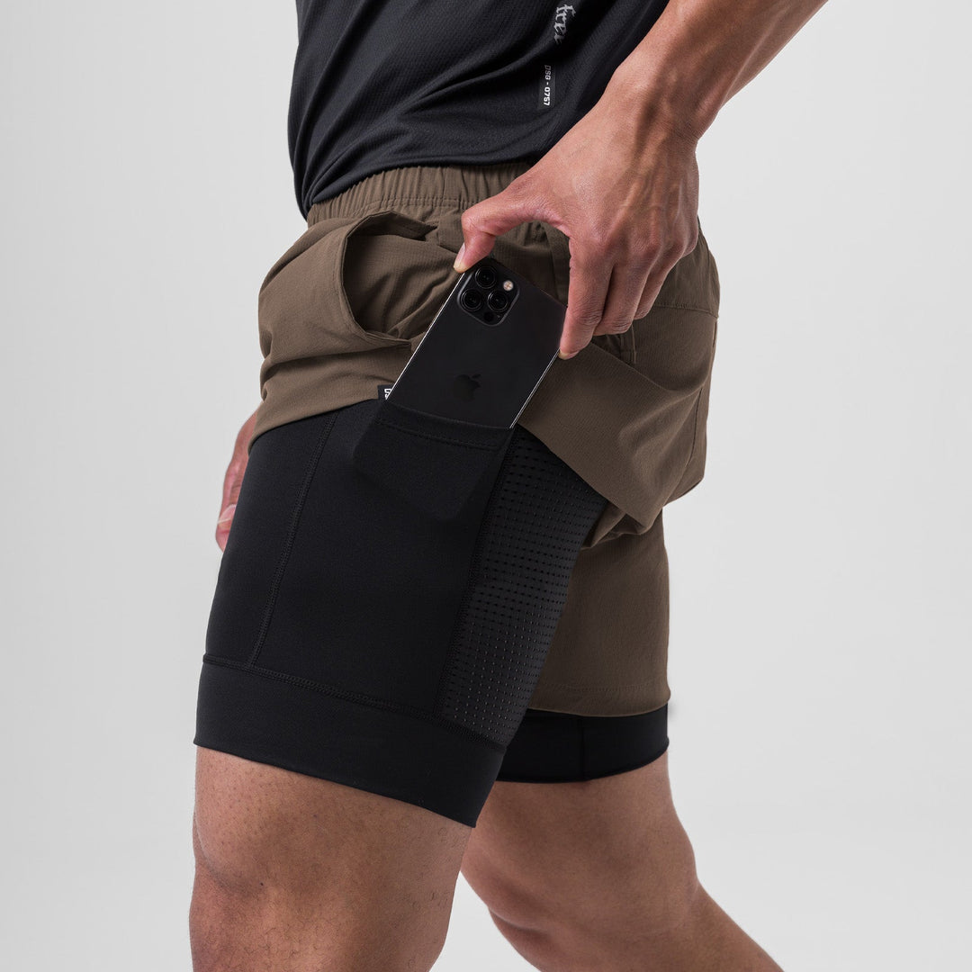 Vorti Liner Short - Deep Taupe