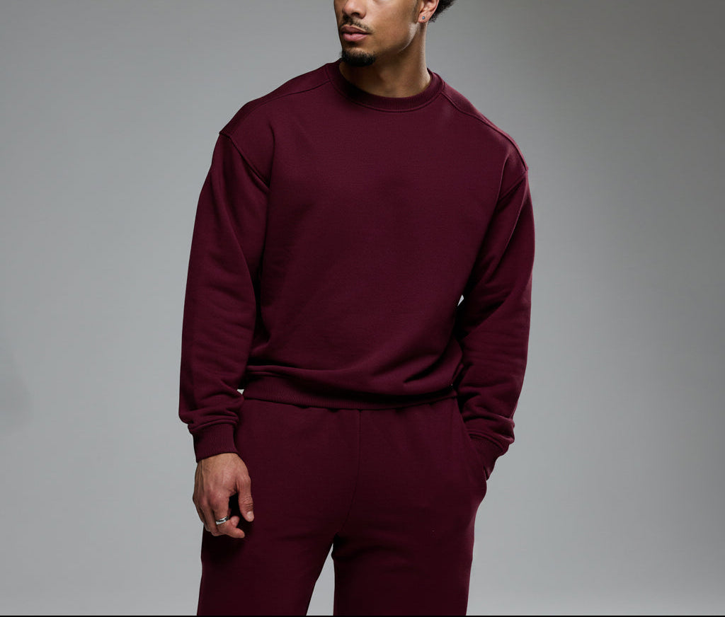 CAMISOLA MONOGRAMA VERMELHO OXBLOOD