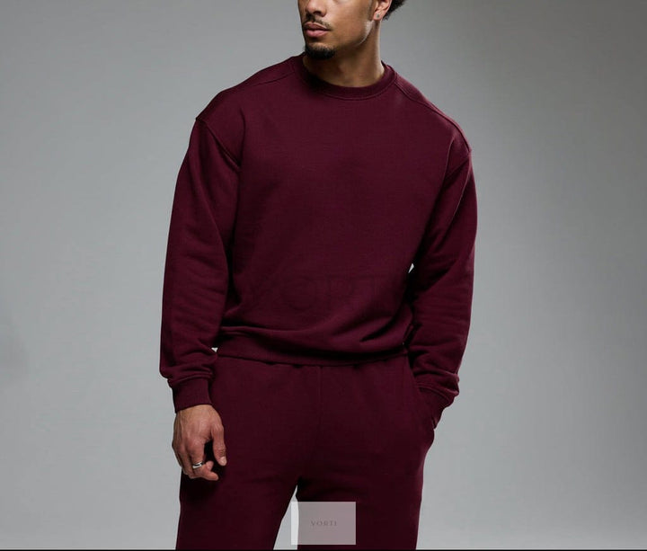 Vorti Oxblood Red Sweatshirt