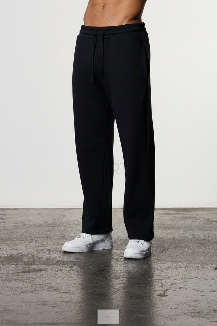 Vorti Black Straight Leg Sweatpants