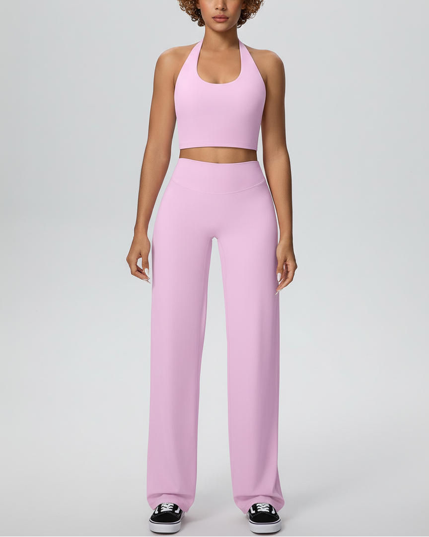 Vorti Halter & Wide Leg Pants Set