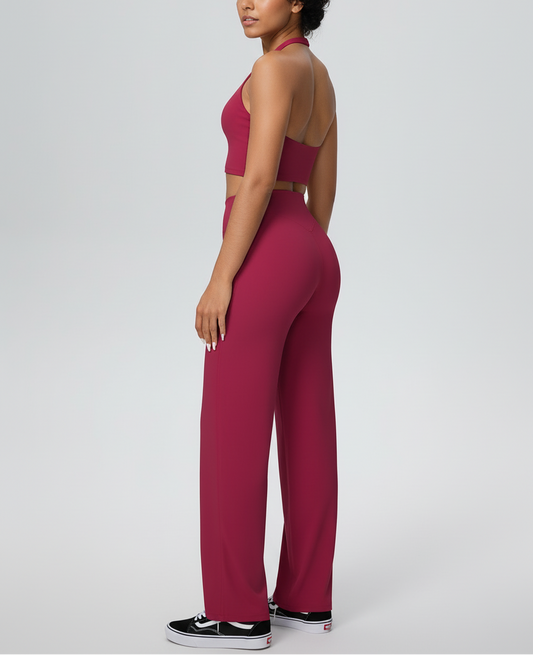 Vorti Halter & Wide Leg Pants Set