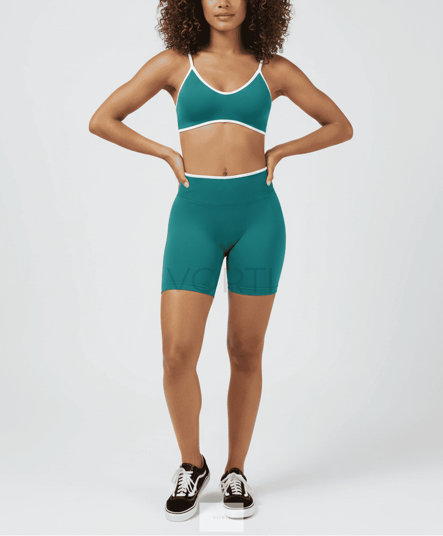 Vorti Ribbed Seamless Set — Top & Leggings