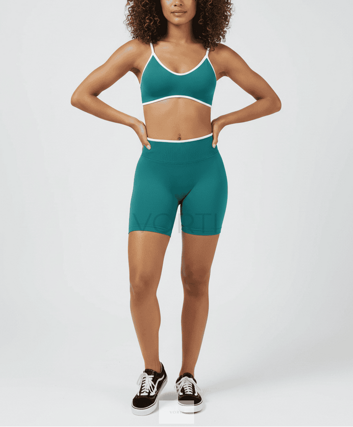 Vorti Ribbed Seamless Set — Top & Leggings