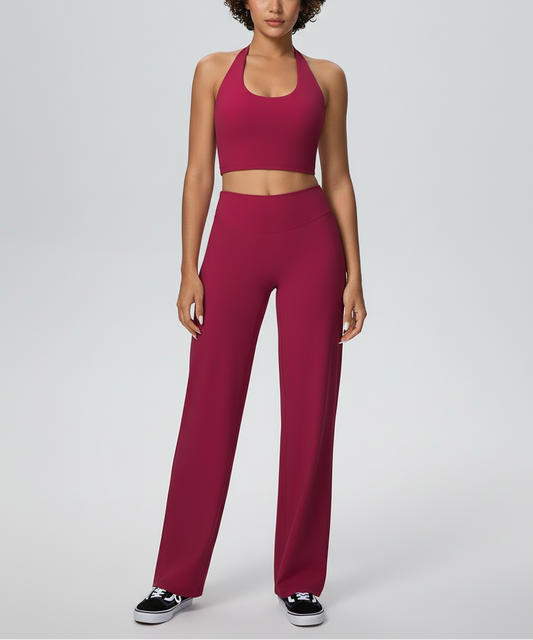 Vorti Halter & Wide Leg Pants Set