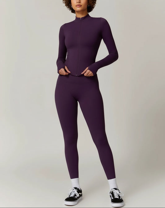 Vorti Zip Sculpt Set — Jacket & Leggings