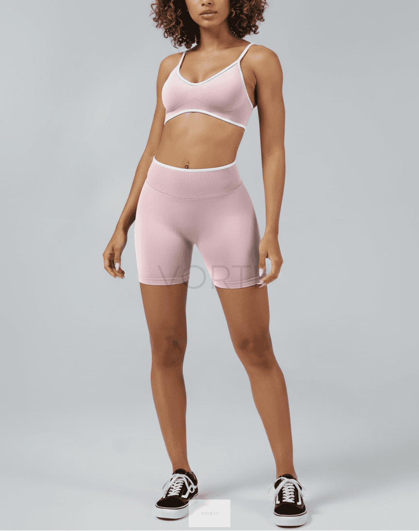 Vorti Ribbed Seamless Set — Top & Leggings