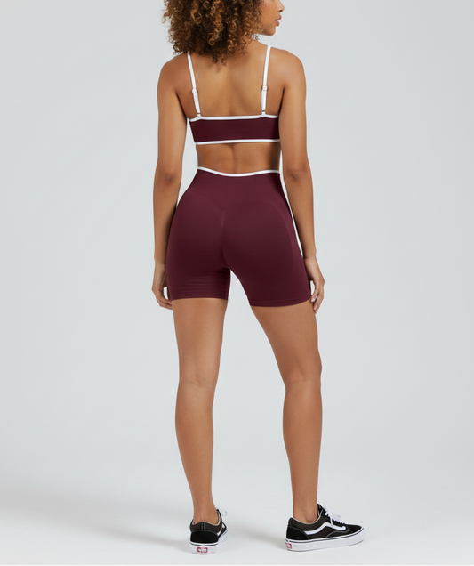 Vorti Ribbed Seamless Set — Top & Leggings
