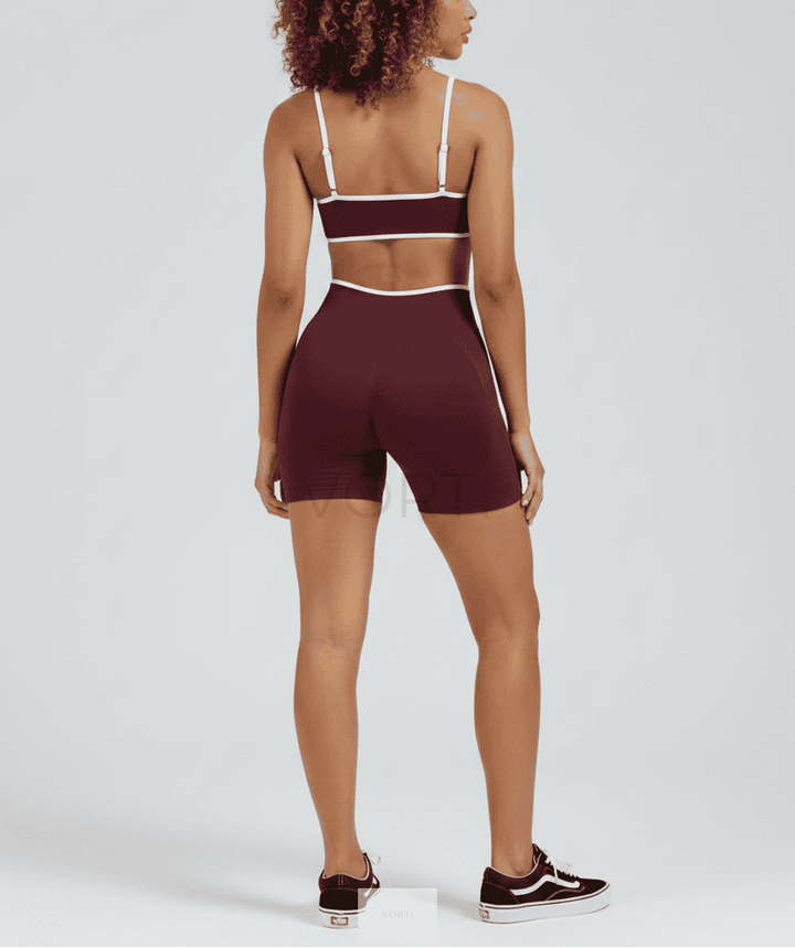 Vorti Ribbed Seamless Set — Top & Leggings