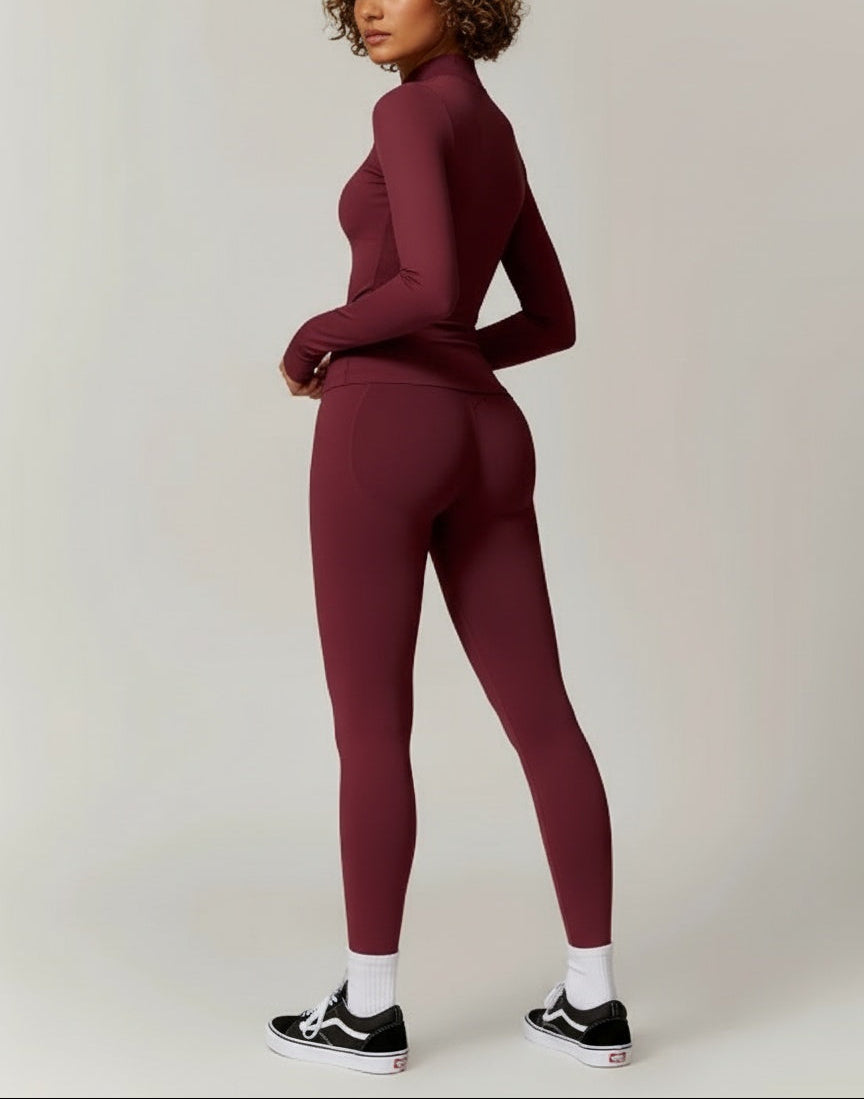 Vorti Zip Sculpt Set — Jacket & Leggings