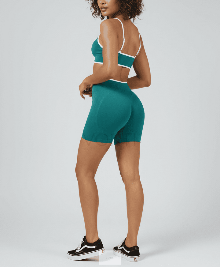 Vorti Ribbed Seamless Set — Top & Leggings