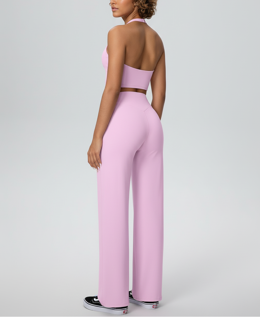 Vorti Halter & Wide Leg Pants Set