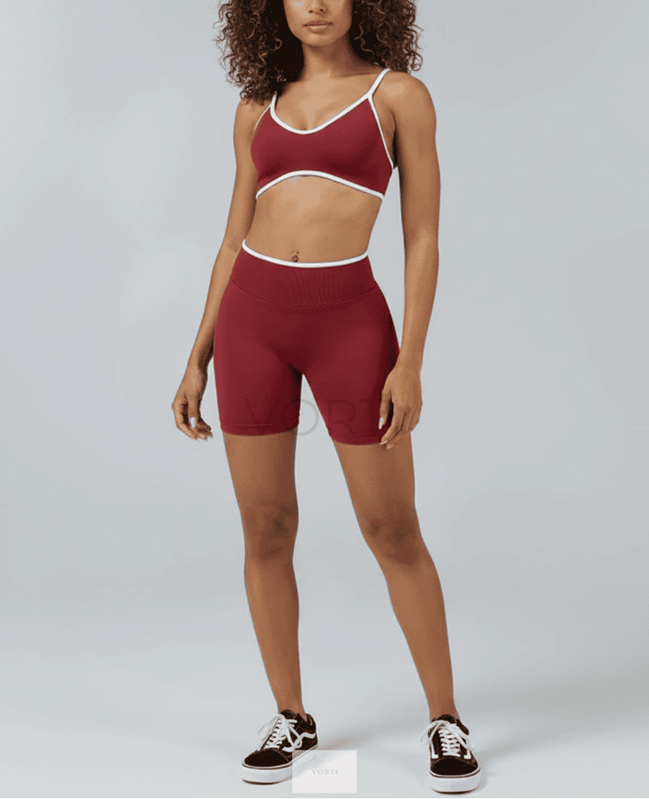 Vorti Ribbed Seamless Set — Top & Leggings
