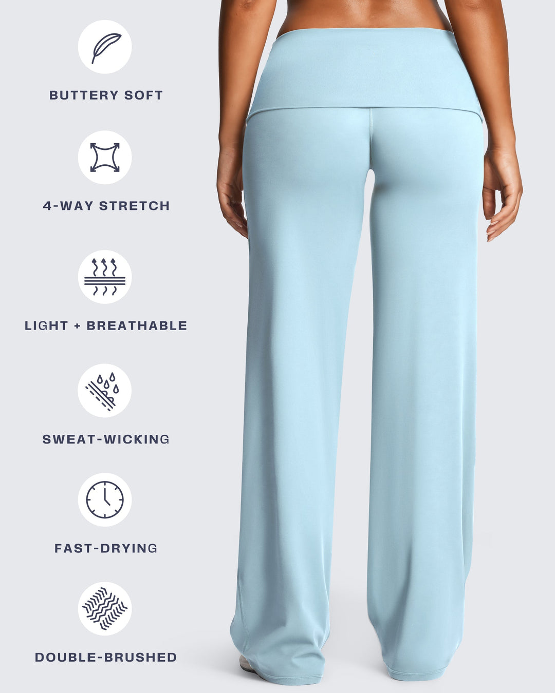 Vorti Fold-Over Wide Leg Bottoms 35