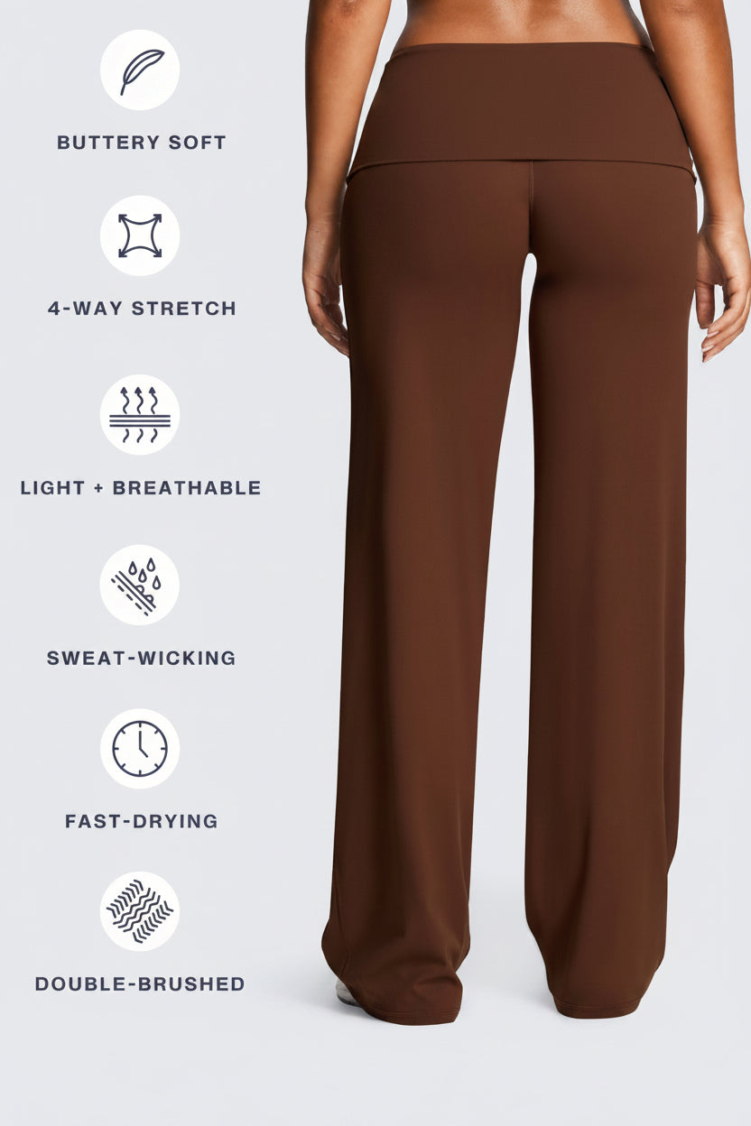 Vorti Fold-Over Wide Leg Bottoms 35
