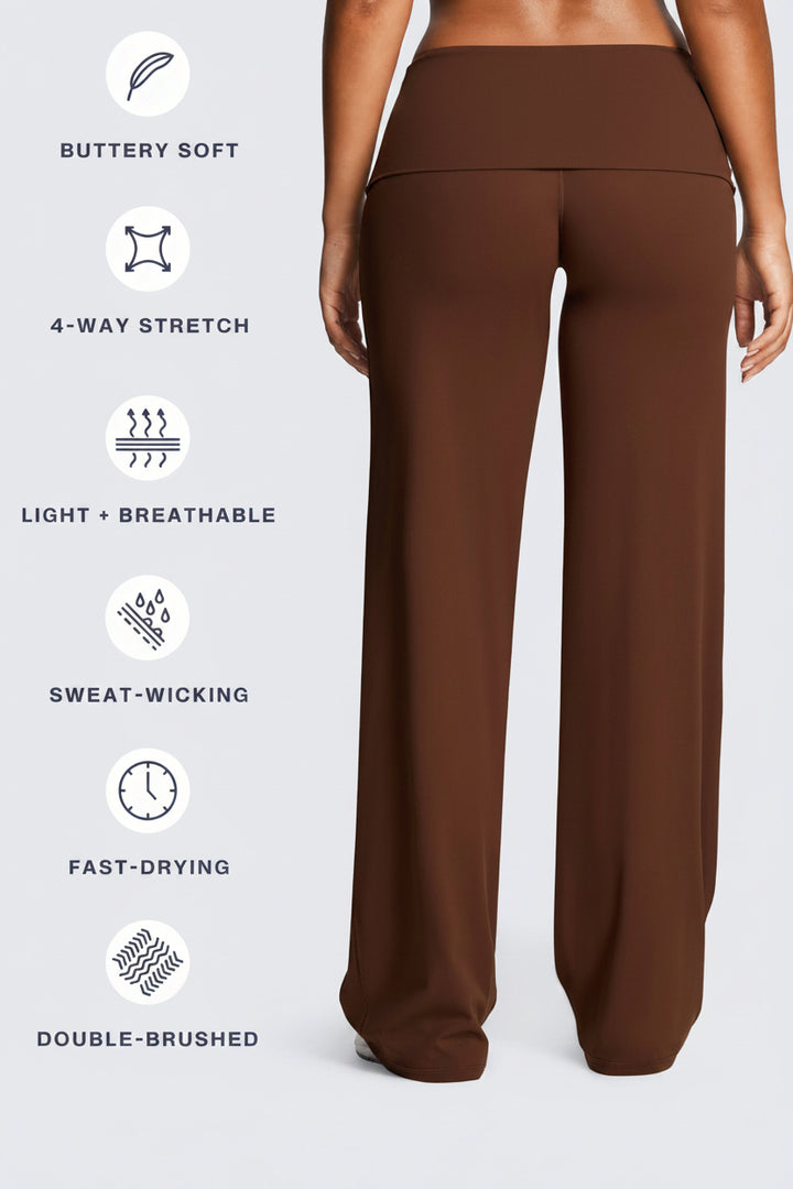 Vorti Fold-Over Wide Leg Bottoms 35