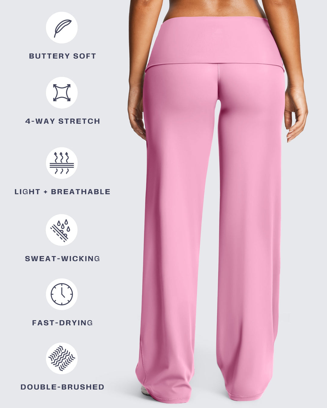 Vorti Fold-Over Wide Leg Bottoms 35