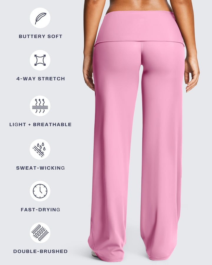 Vorti Fold-Over Wide Leg Bottoms 35