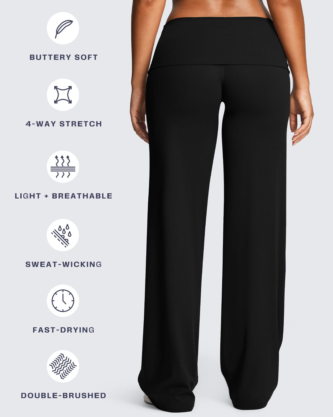 Vorti Fold-Over Wide Leg Bottoms 35