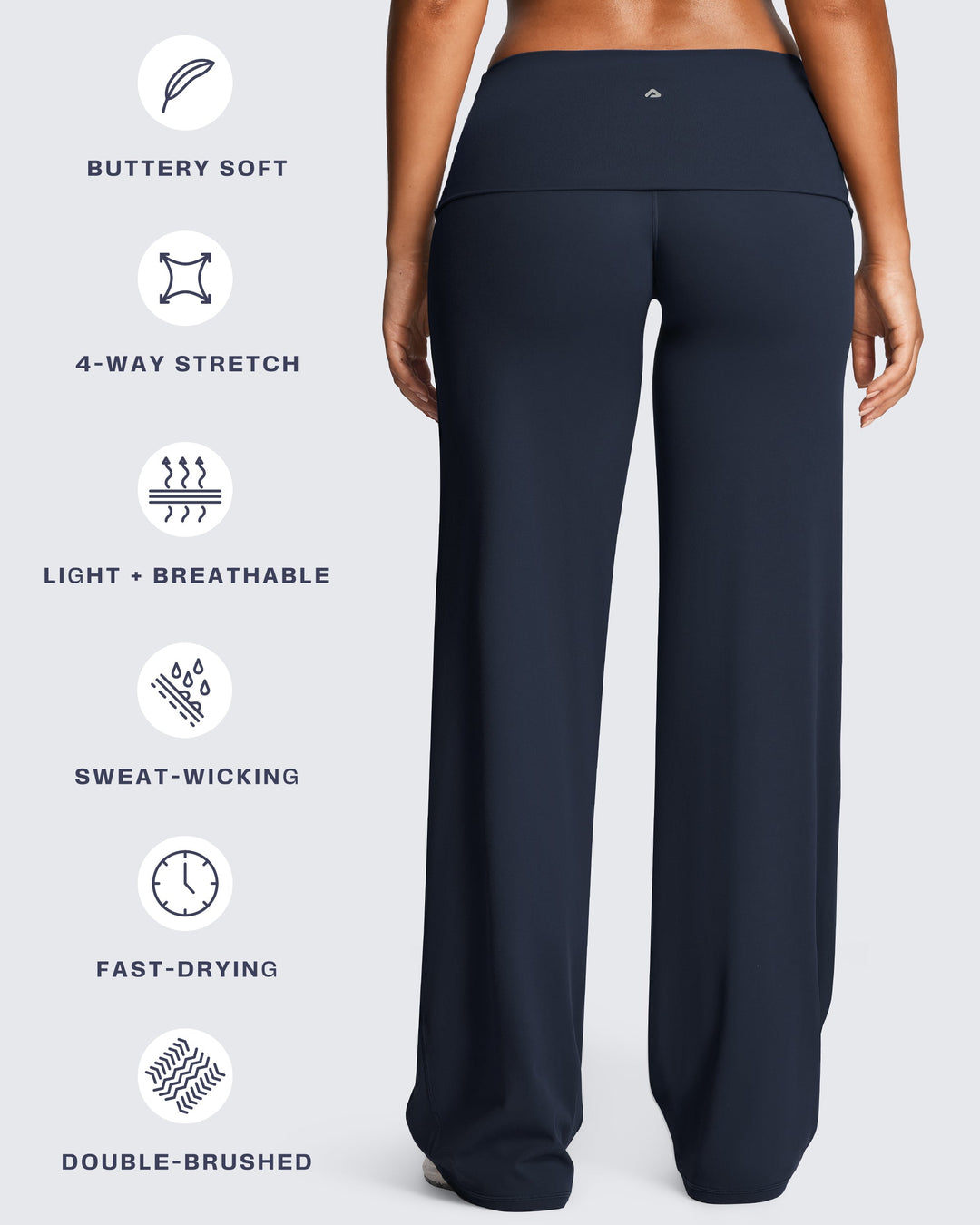 Vorti Fold-Over Wide Leg Bottoms 33