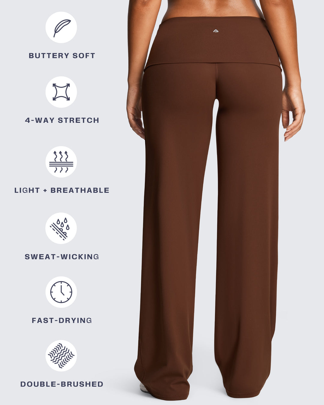 Vorti Fold-Over Wide Leg Bottoms 33