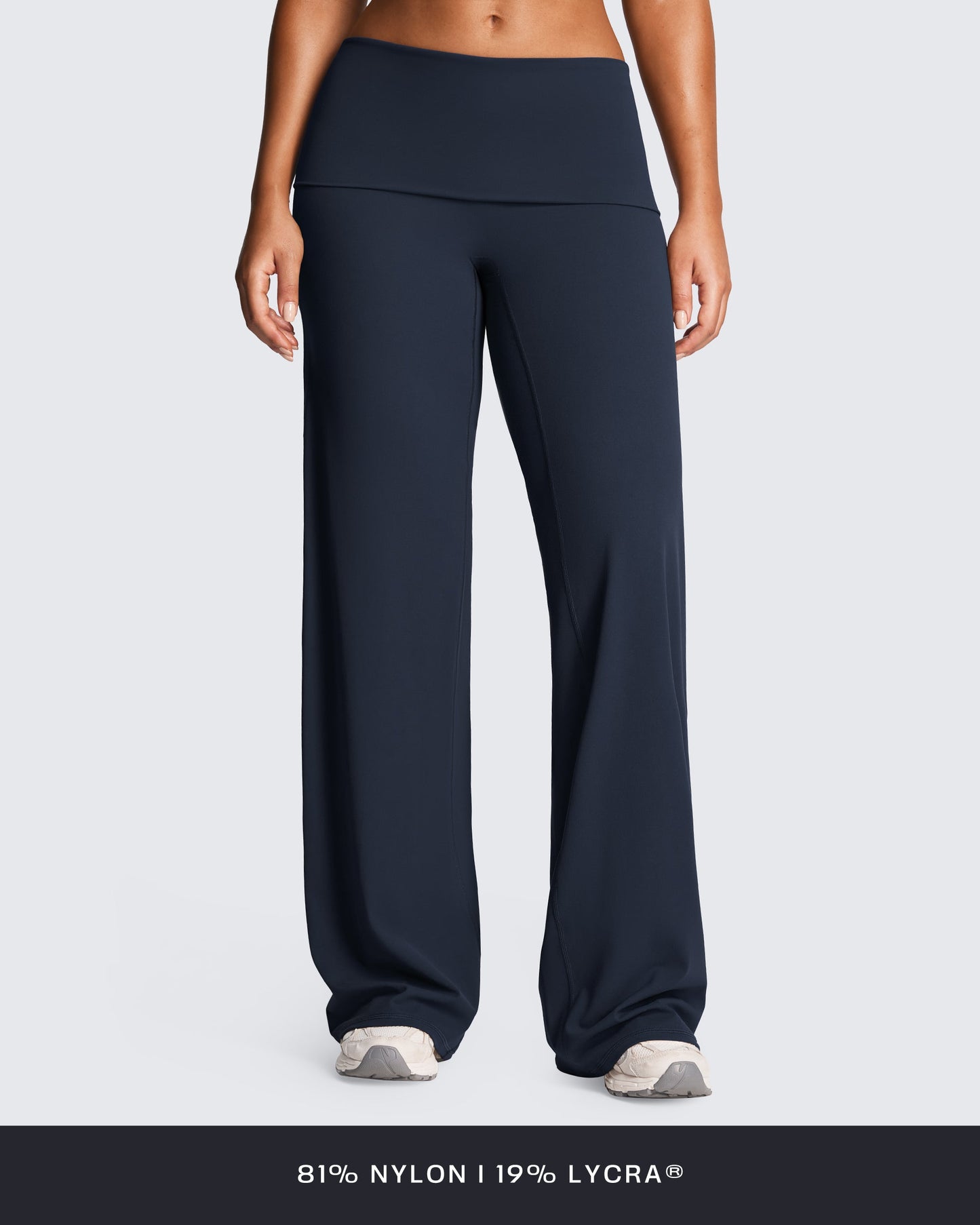 Vorti Fold-Over Wide Leg Bottoms 33"