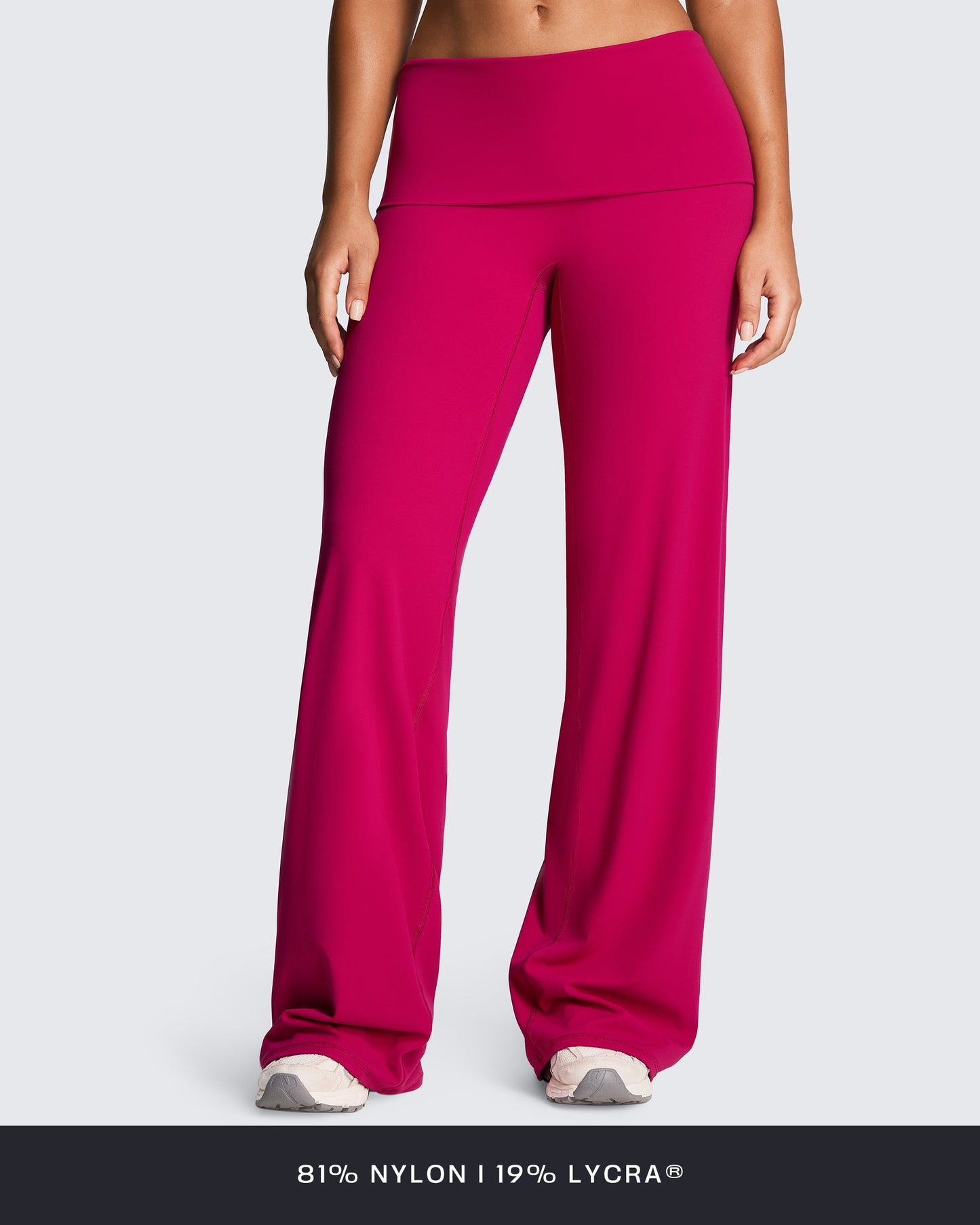 Vorti Fold-Over Wide Leg Bottoms 35"