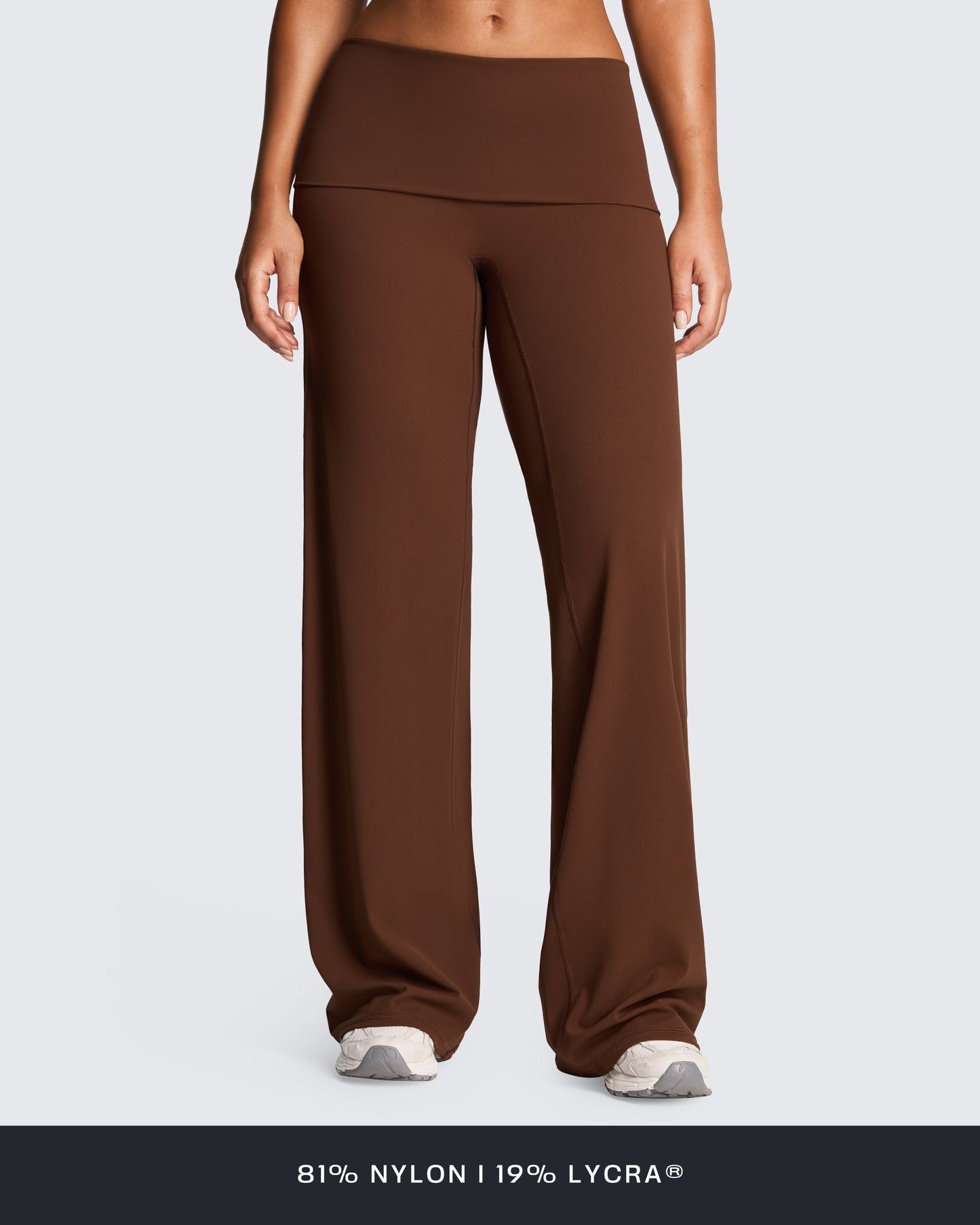 Vorti Fold-Over Wide Leg Bottoms 33"