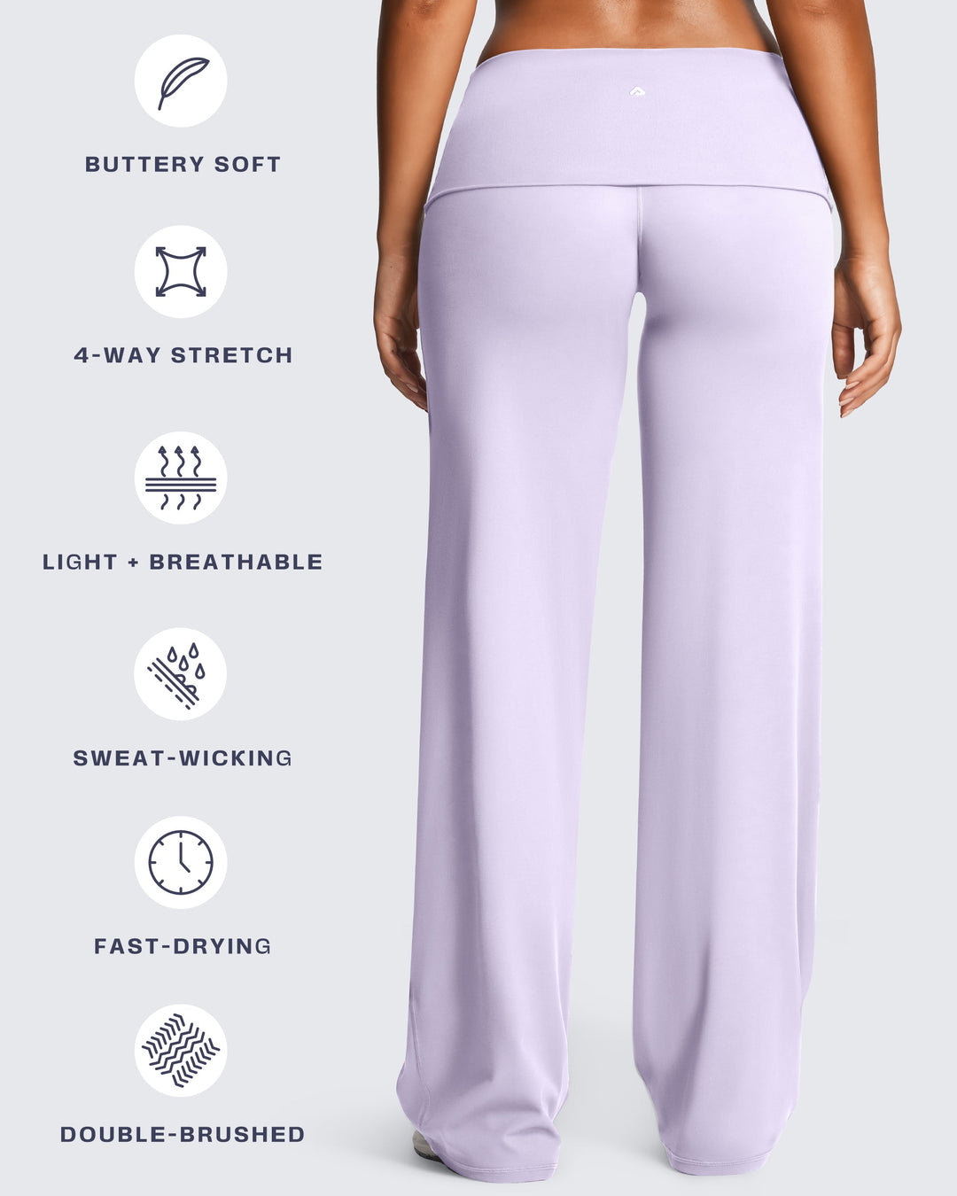 Vorti Fold-Over Wide Leg Bottoms 33