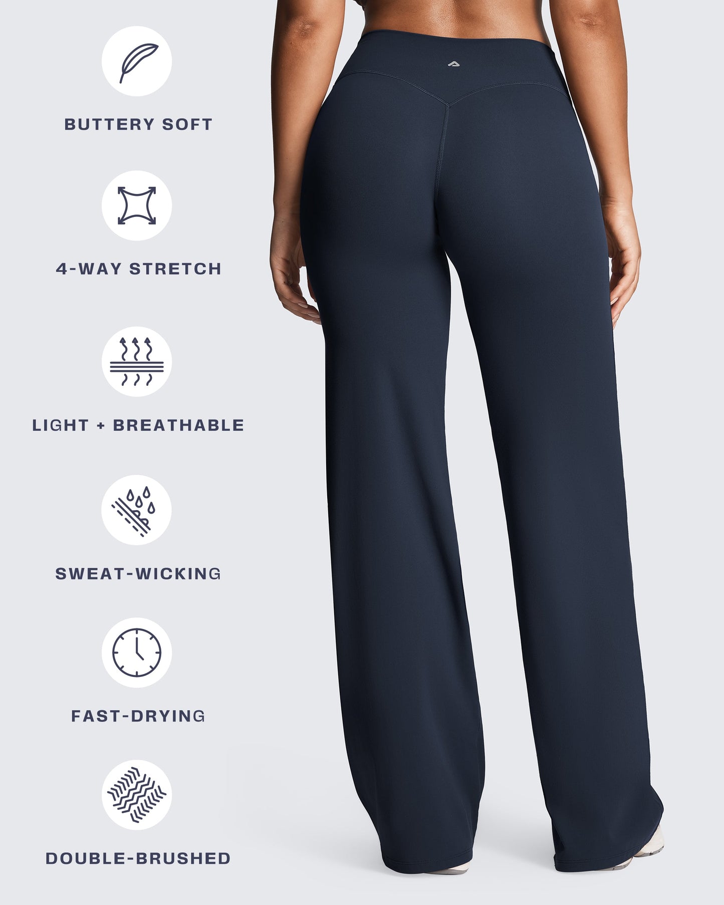 Vorti Essential Wide Leg Pants 33''