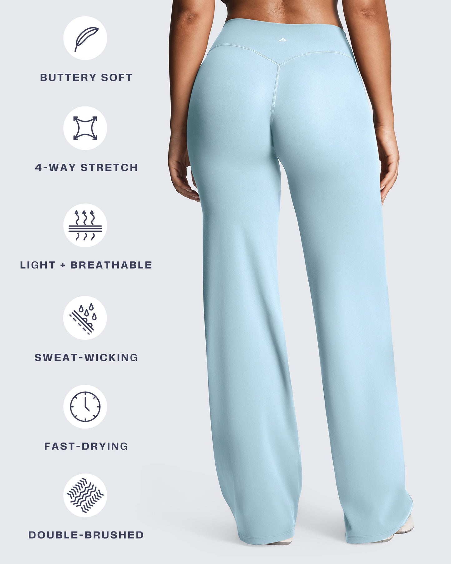 Vorti Essential Wide Leg Pants 33''