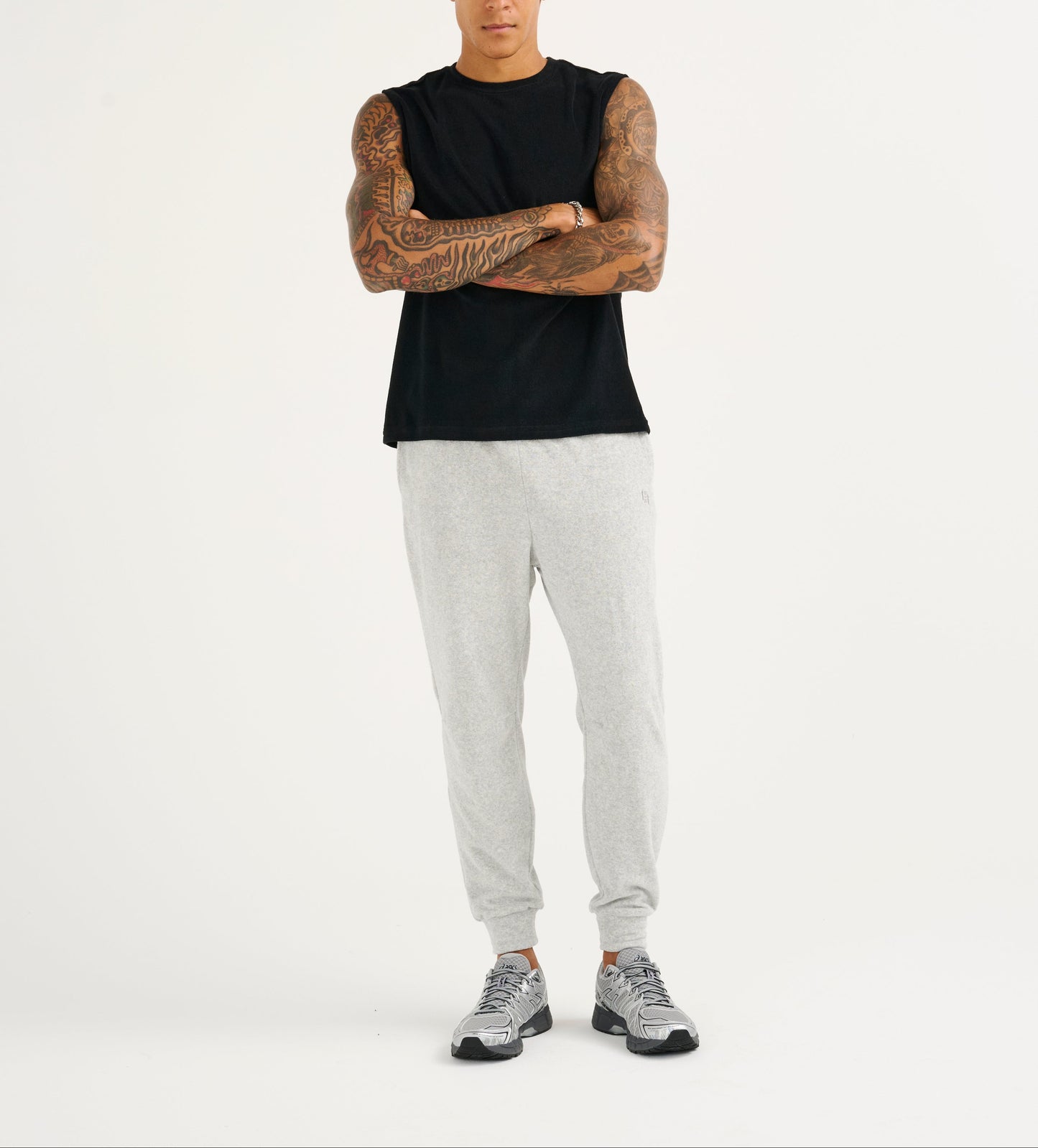 Terry Singlet - Black