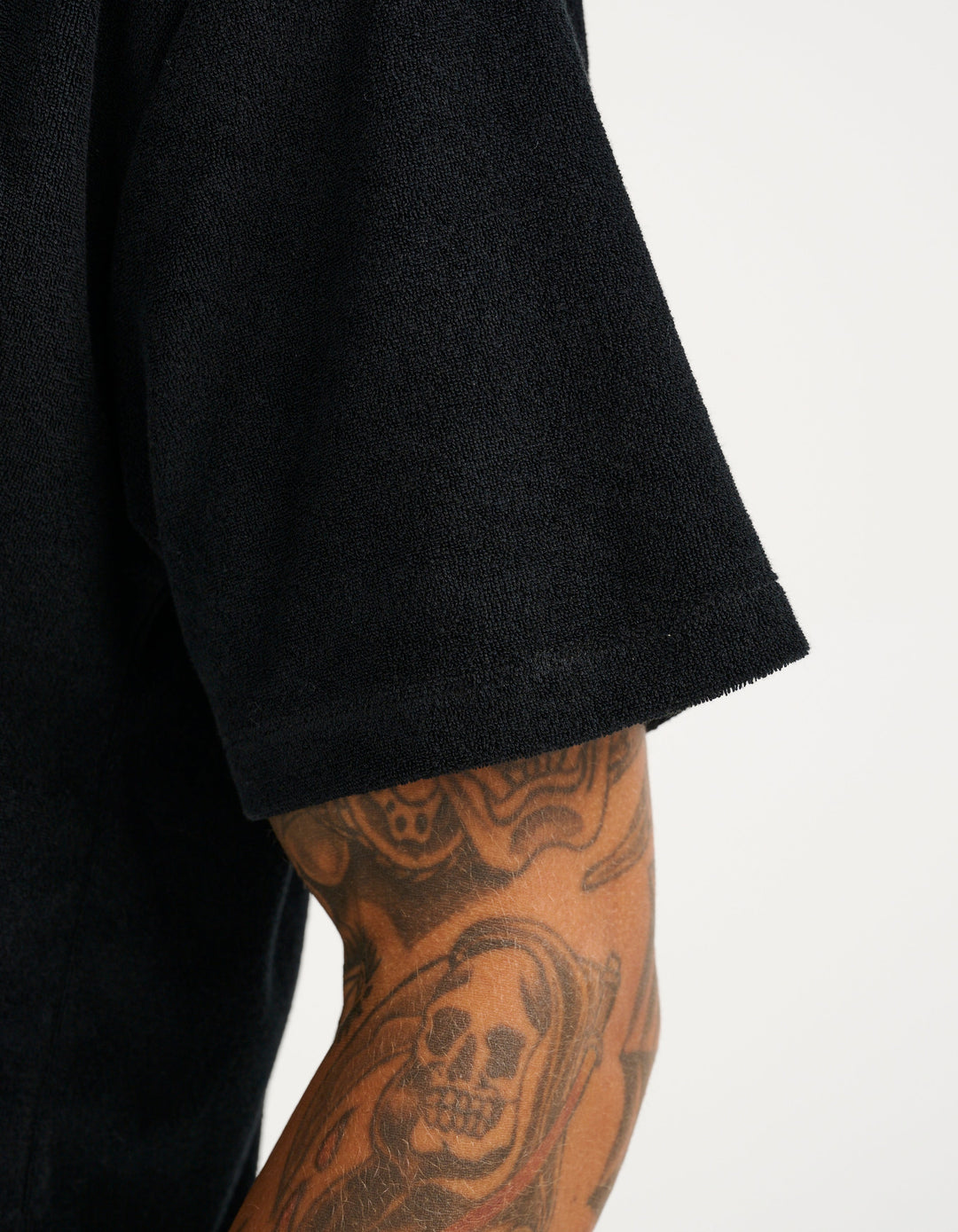 Vorti Terry Tee - Black