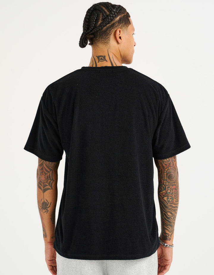 Vorti Terry Tee - Black