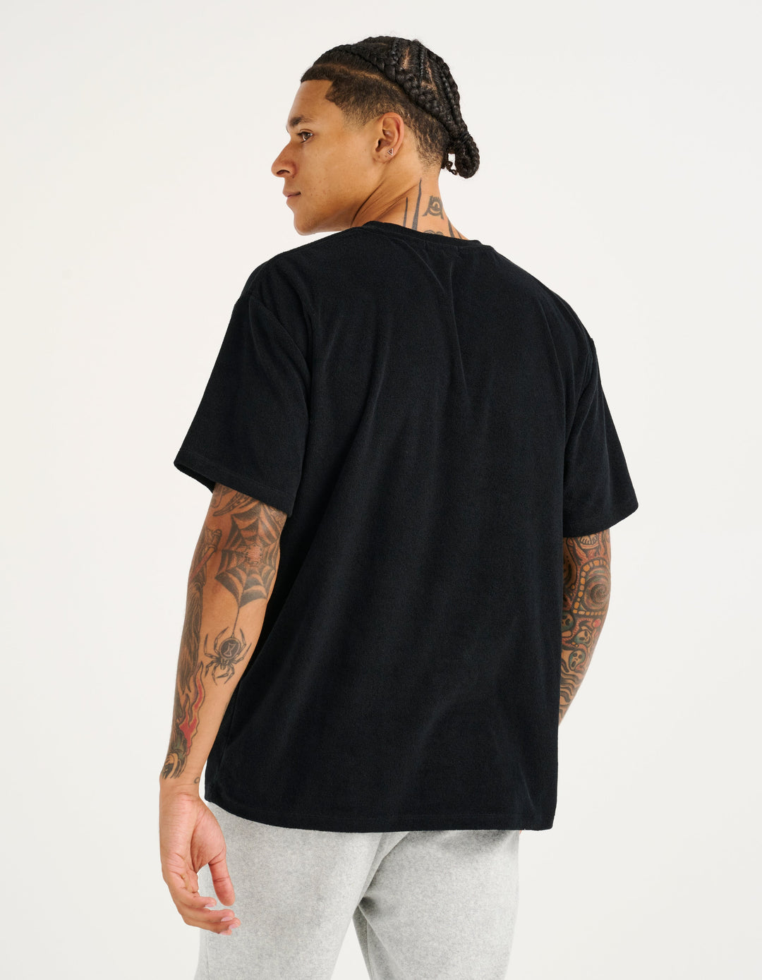 Vorti Terry Tee - Black