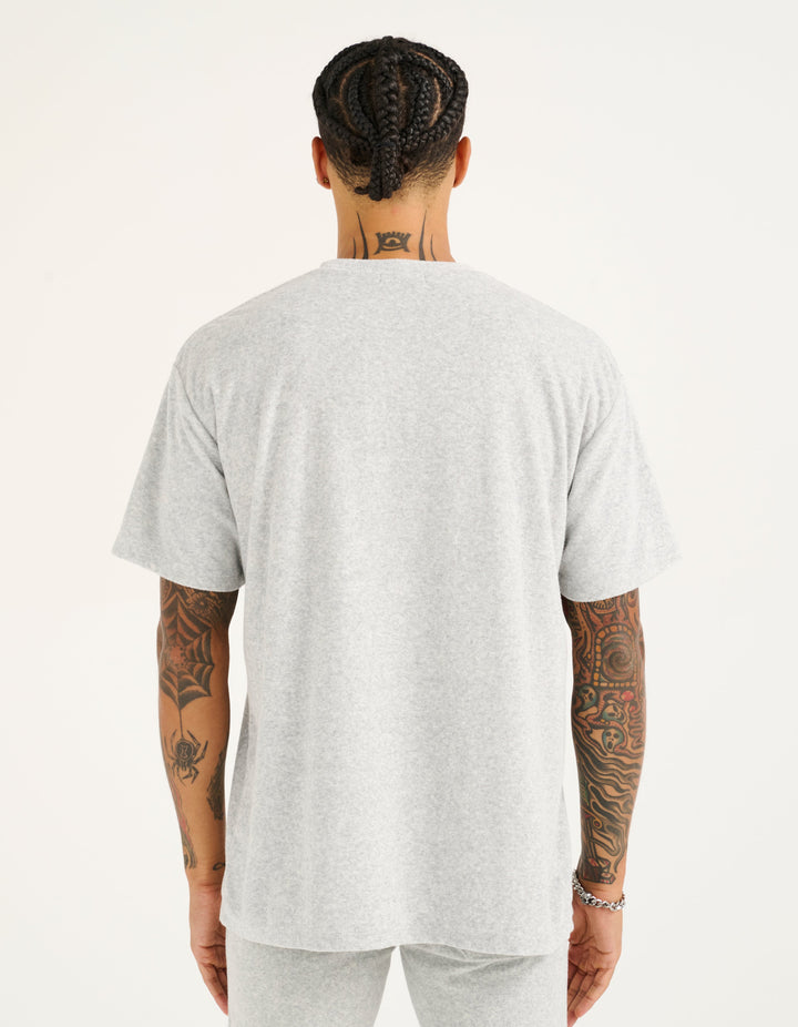 Vorti Terry Tee - Grey Marle