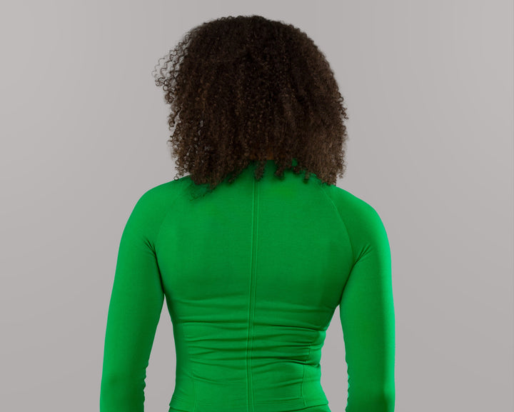 Vorti Shape Jacket - Emerald Green
