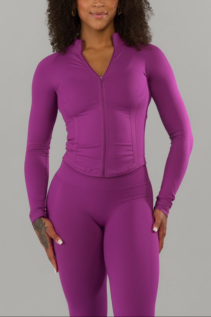Vorti Shape Jacket - Acai Berry