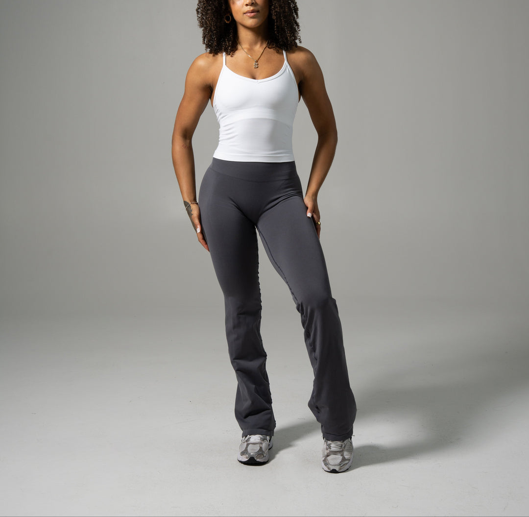 Vorti Pump Mid Rise Flared Pant - Thunderstorm