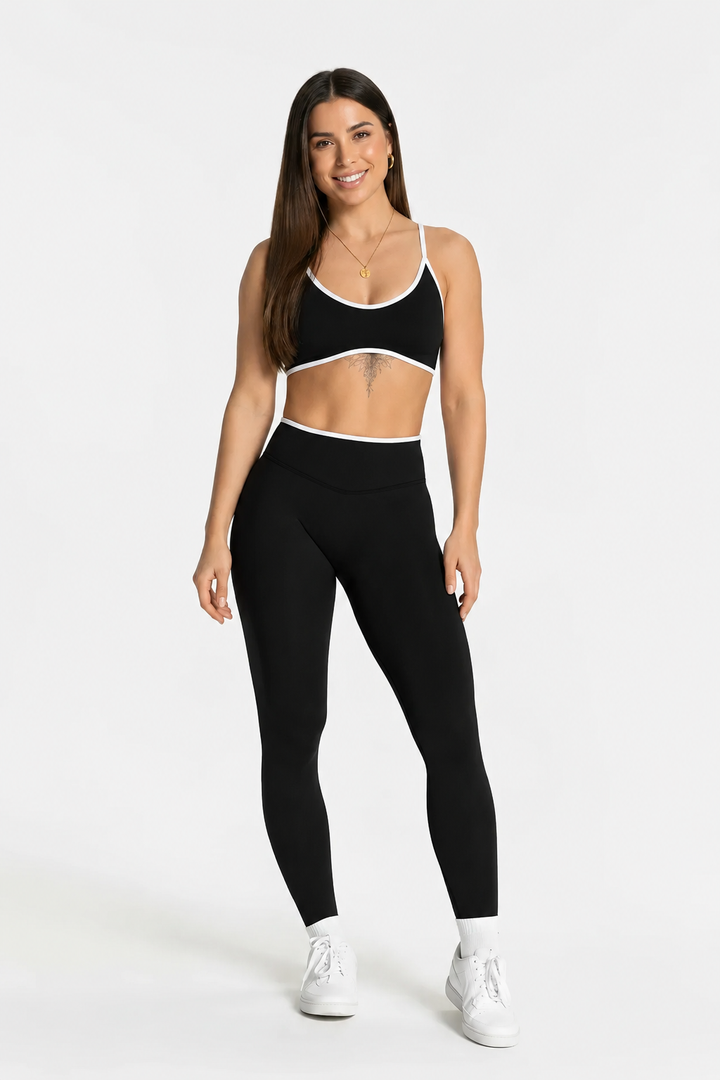 Conjunto Seamless Yoga Mujer Top y Leggings