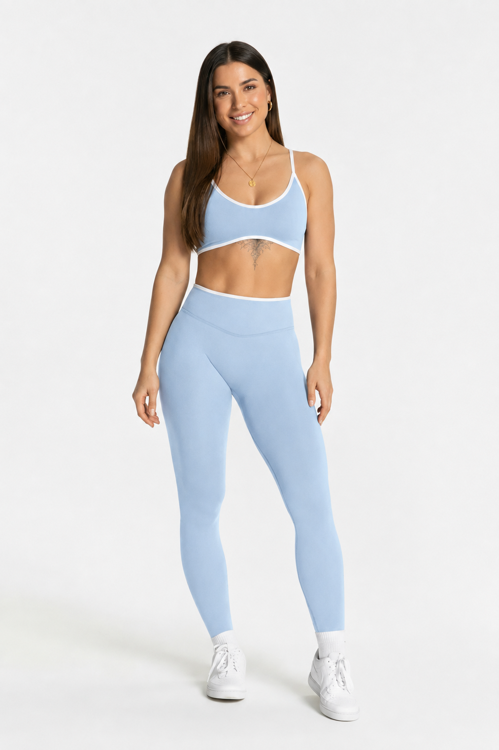 Conjunto Seamless Yoga Mujer Top y Leggings