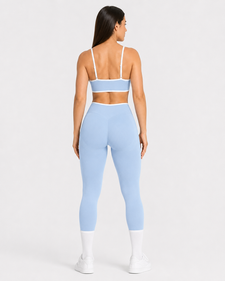 Conjunto Seamless Yoga Mujer Top y Leggings
